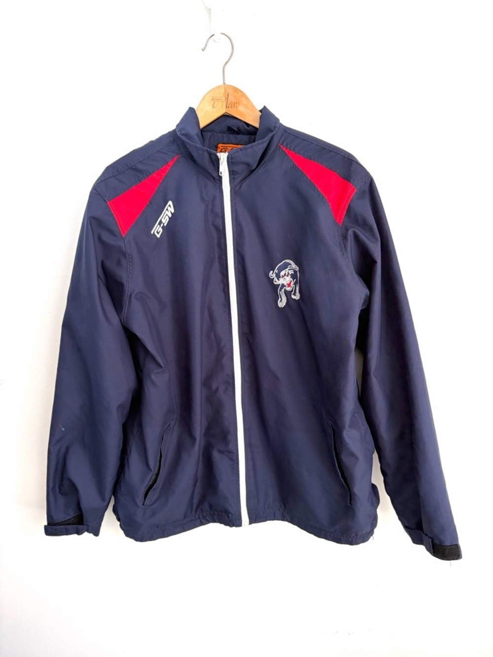 Vintage Panthers Hockey Team Windbreaker Jacket - Logo - Size L